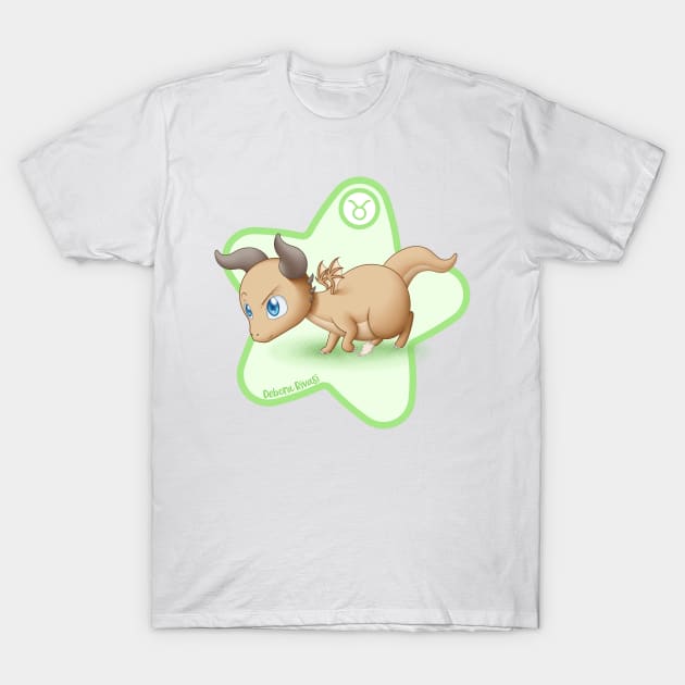 Zodiac Dragons - Taurus T-Shirt by SilveryDreams